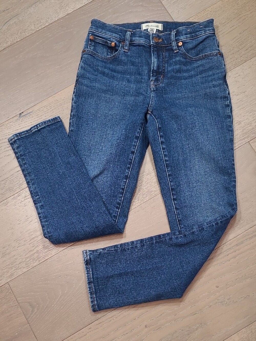 EUC Madewell Jeans Women's sz 25 The Mid Rise Perfect Vintage Denim Jean